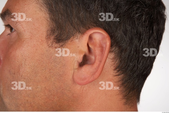 Ear Whole Body Man White Average Studio photo references