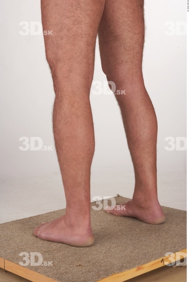 Calf Whole Body Man White Nude Average Studio photo references