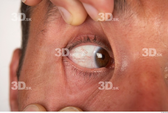 Eye Whole Body Man White Average Studio photo references