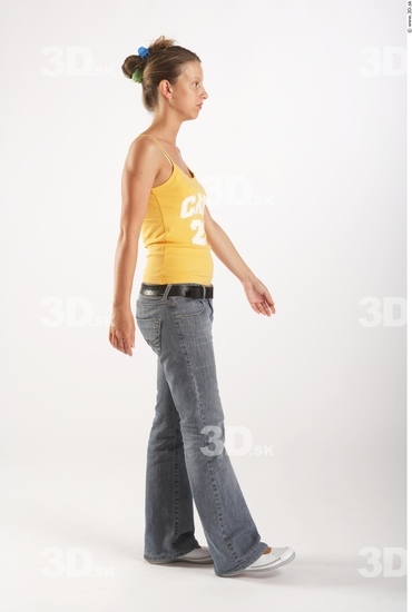 Whole Body Woman Animation references White Casual Slim