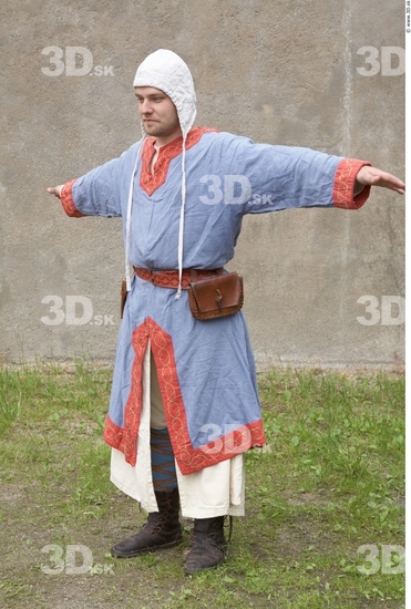 Man White Historical Average Costume photo references