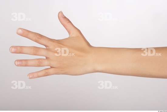 Hand Whole Body Woman Slim Studio photo references