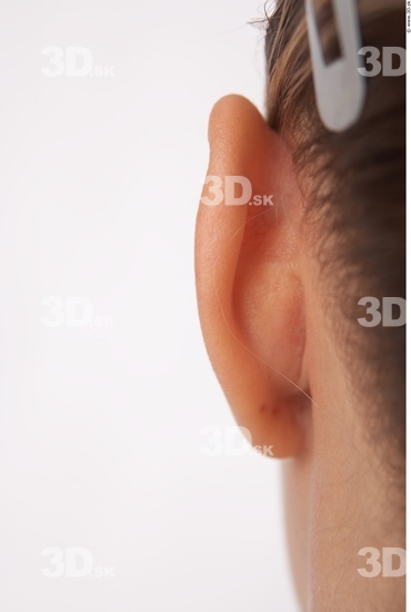 Ear Whole Body Woman Slim Studio photo references