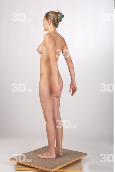 Whole Body Woman Nude Slim Studio photo references