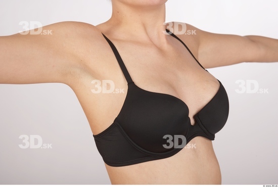 Chest Whole Body Woman Underwear Slim Studio photo references