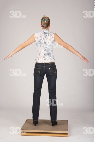 Whole Body Woman Casual Slim Studio photo references