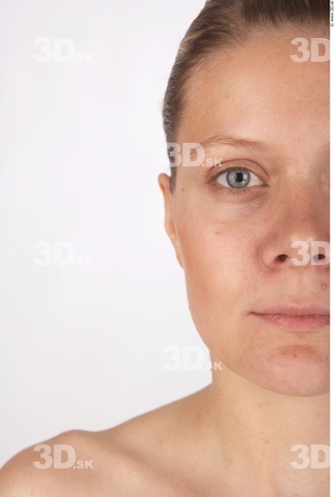 Face Whole Body Woman Slim Studio photo references