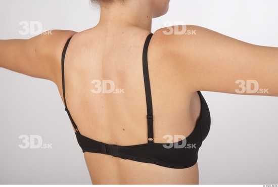 Whole Body Back Woman Underwear Slim Studio photo references