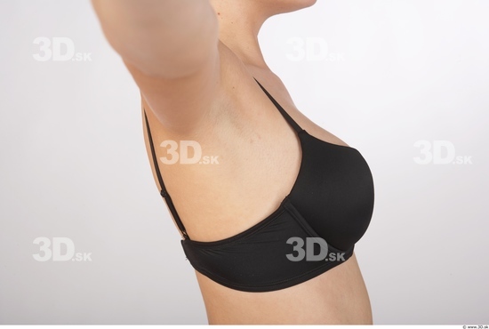 Chest Whole Body Woman Underwear Slim Studio photo references