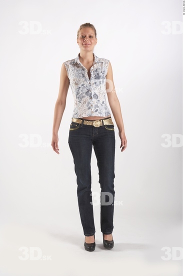 Whole Body Woman Animation references White Casual Slim