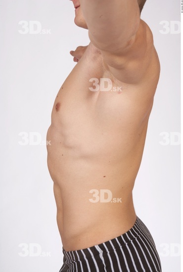 Underarm Man White Nude Muscular Male Studio Poses