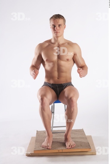 Leg Phonemes Man Other White Nude Muscular Male Studio Poses