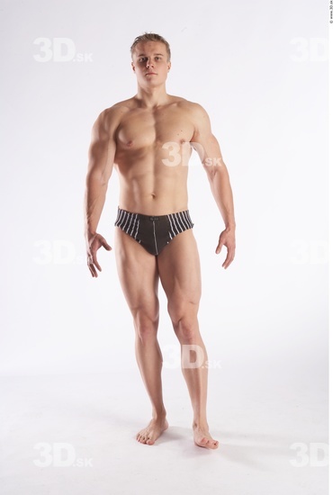 Leg Phonemes Man Other White Nude Muscular Male Studio Poses