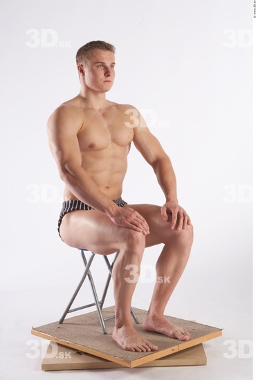 Leg Phonemes Man Other White Nude Muscular Male Studio Poses