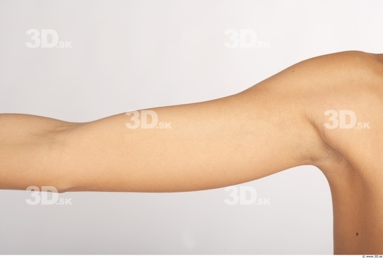 Arm Whole Body Woman Nude Slim Studio photo references