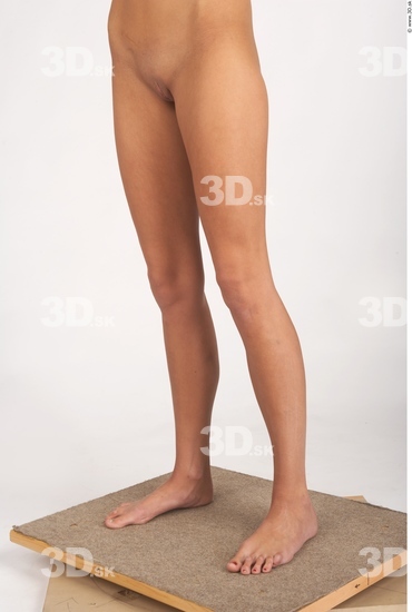 Leg Whole Body Woman Nude Slim Studio photo references