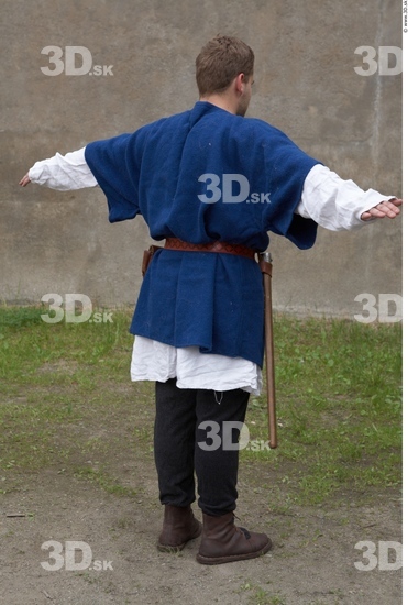 Whole Body Man White Historical Average Costume photo references