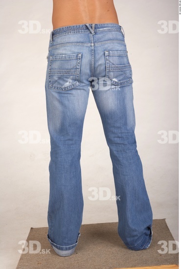 Leg Whole Body Man Casual Jeans Muscular Studio photo references