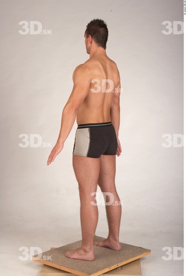 Whole Body Man Underwear Muscular Studio photo references