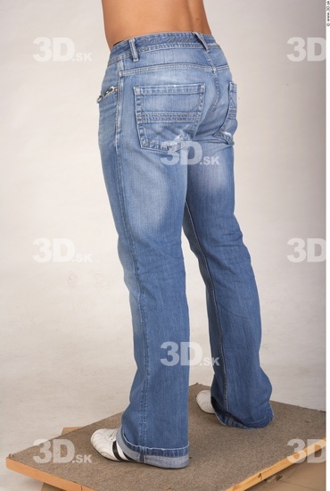 Leg Whole Body Man Casual Jeans Muscular Studio photo references