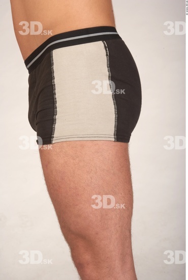 Thigh Whole Body Man Underwear Muscular Studio photo references