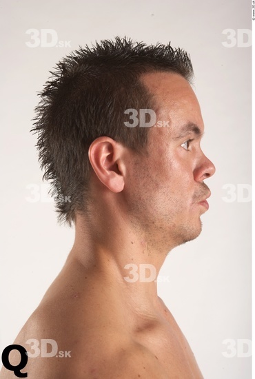 Face Whole Body Phonemes Man Muscular Studio photo references