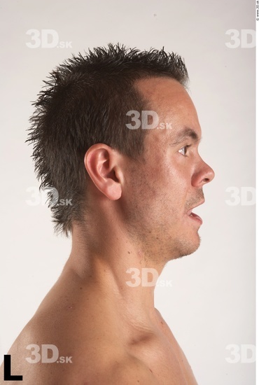 Face Whole Body Phonemes Man Muscular Studio photo references