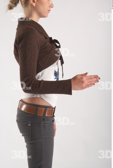 Arm Woman Animation references White Casual Sweater Slim