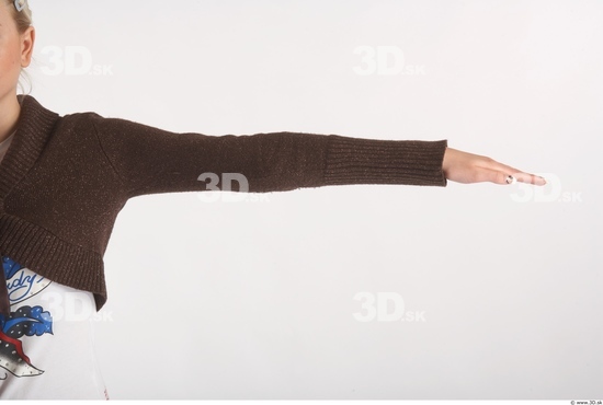 Arm Woman Animation references White Casual Sweater Slim