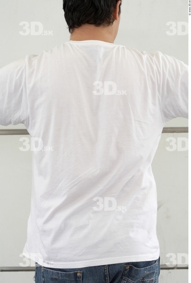 Upper Body Man White Casual Average