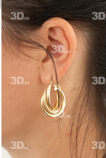 Ear Woman White Jewel Average