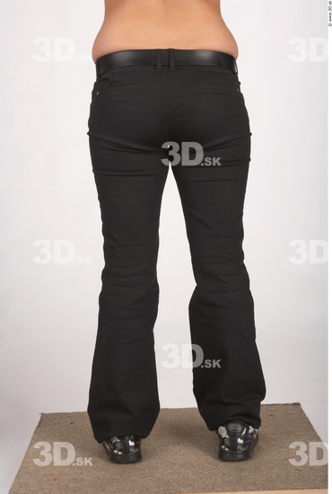 Leg Whole Body Woman Casual Jeans Chubby Studio photo references