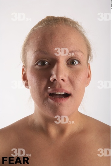 Face Emotions Woman White Chubby