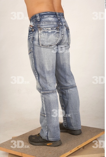 Leg Whole Body Man Casual Jeans Muscular Studio photo references