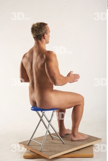 Whole Body Man Artistic poses White Nude Muscular