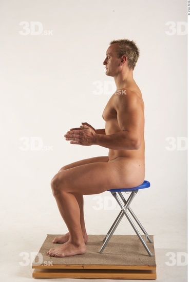 Whole Body Man Artistic poses White Nude Muscular