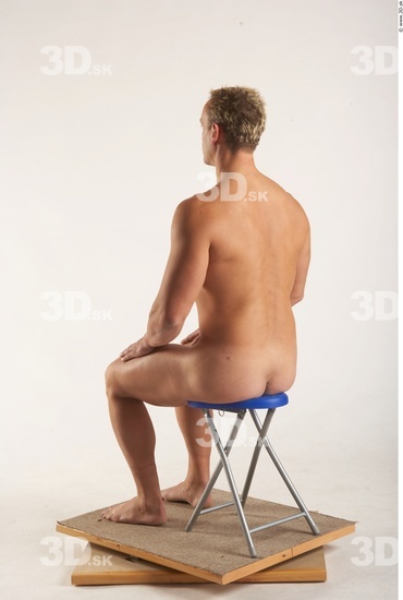 Whole Body Man Artistic poses White Nude Muscular