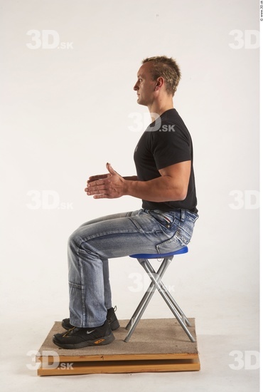 Whole Body Man Artistic poses White Casual Muscular