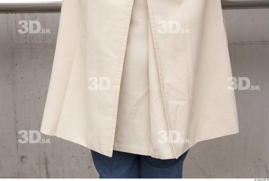 Bottom Woman White Casual Jacket Average