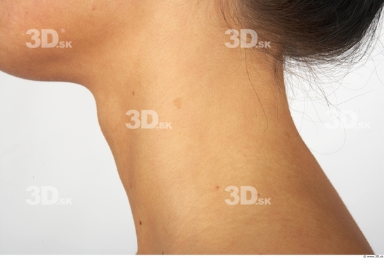 Neck Whole Body Woman Nude Slim Studio photo references