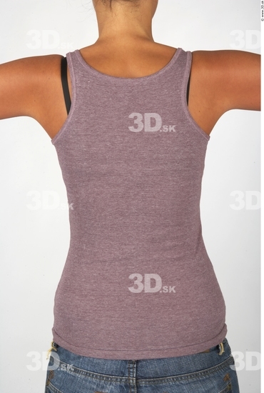 Upper Body Whole Body Woman Casual Singlet Slim Studio photo references