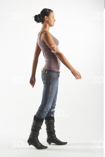 Whole Body Woman Animation references White Casual Slim