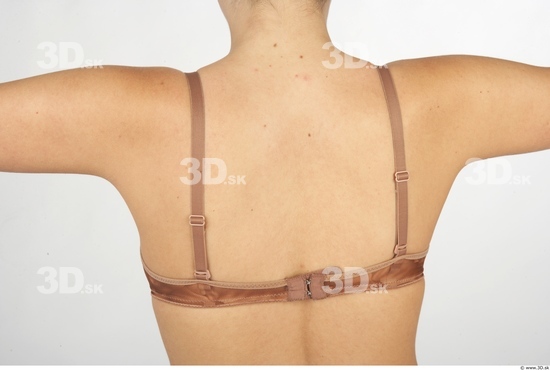 Whole Body Back Woman Underwear Bra Average Studio photo references