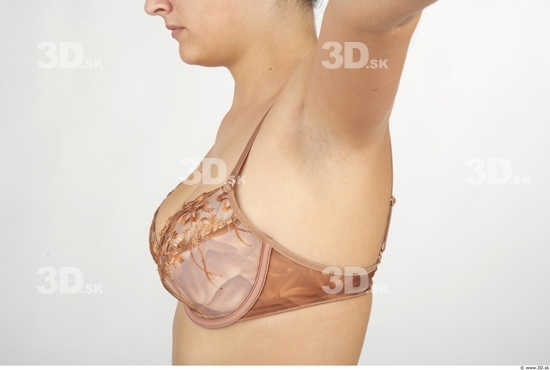 Chest Whole Body Woman Underwear Bra Average Studio photo references