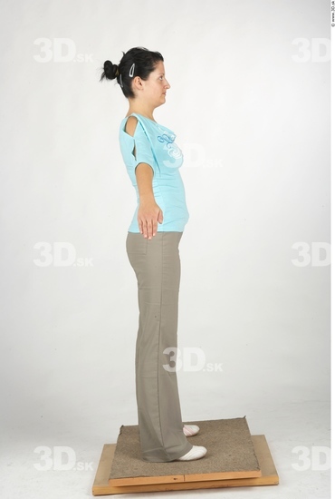 Whole Body Woman Casual Average Studio photo references