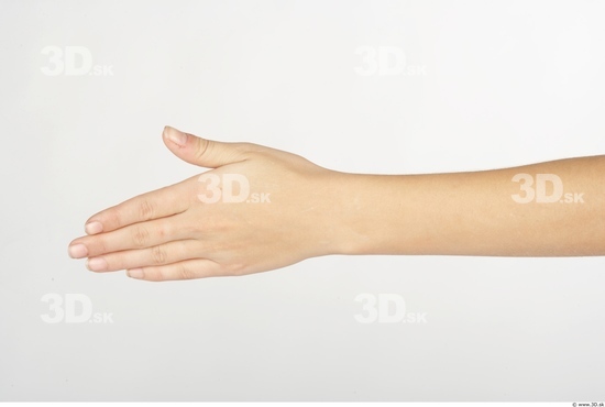 Hand Whole Body Woman Average Studio photo references