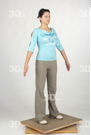 Whole Body Woman Casual Average Studio photo references