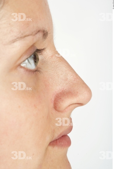 Nose Whole Body Woman Average Studio photo references