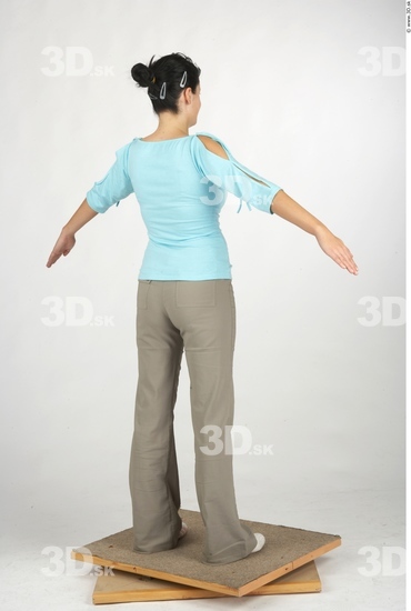 Whole Body Woman Casual Average Studio photo references