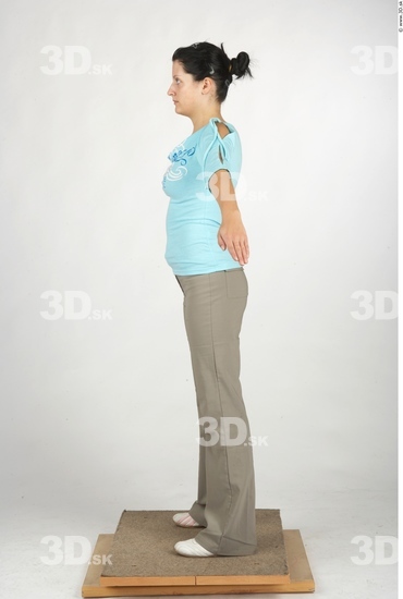 Whole Body Woman Casual Average Studio photo references